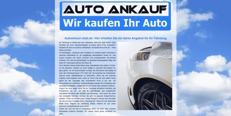 Autoankauf in Oldenburg zu Top-Preisen