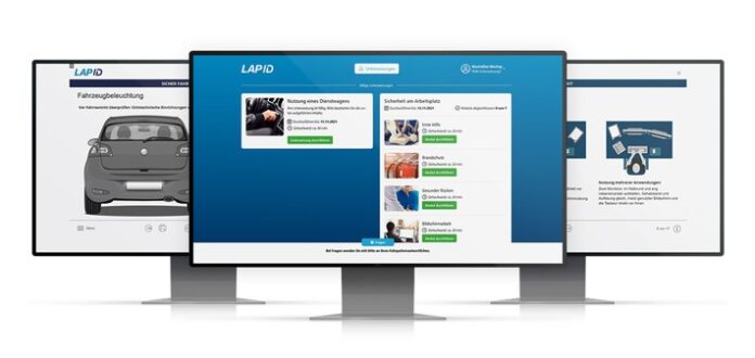 image 1 165 696x330 - Digitale und zertifizierte Unterweisungen via E-Learning: LapID erweitert Angebot für Fuhrpark und Arbeitsschutz