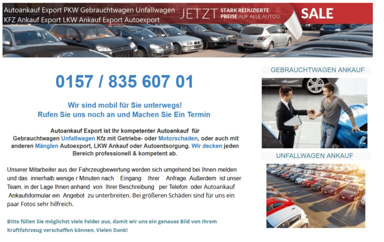 Sorgenfreier Auto verkaufen mit Autoankauf Regensburg
