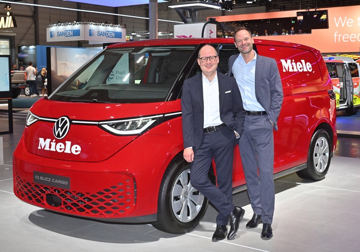 Miele setzt den ID. Buzz von Volkswagen im Kundenservice ein