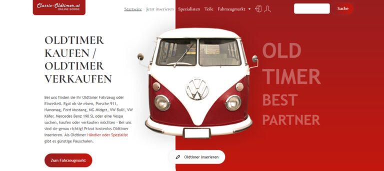 Finden Sie Ihren Traum-Oldtimer bei uns – Die erste Wahl in Deutschland, Österreich und der Schweiz!
