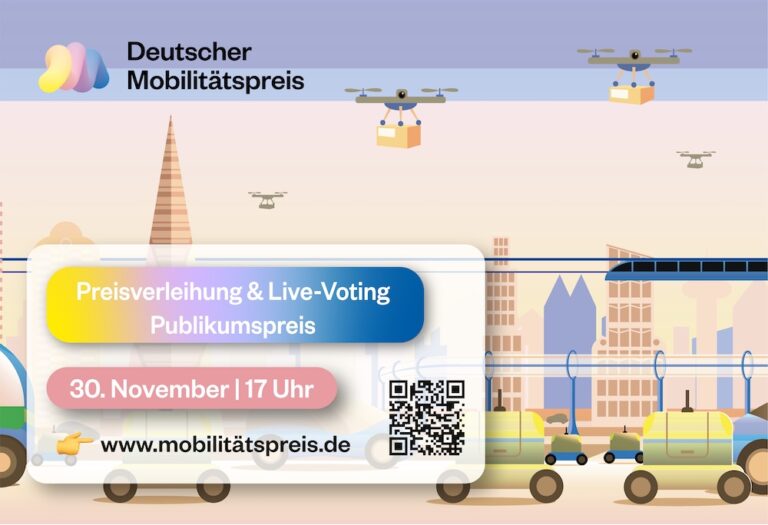 Die Shortlist des Deutschen Mobilitätspreises 2023 steht fest