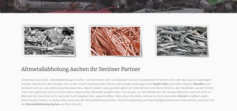Schrott loswerden leicht gemacht: Kostenlose Schrottabholung in Herne