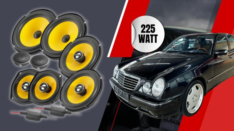 Audiogenuss auf höchstem Niveau: Die besten Lautsprecher für Mercedes E-Klasse W210 enthüllt!