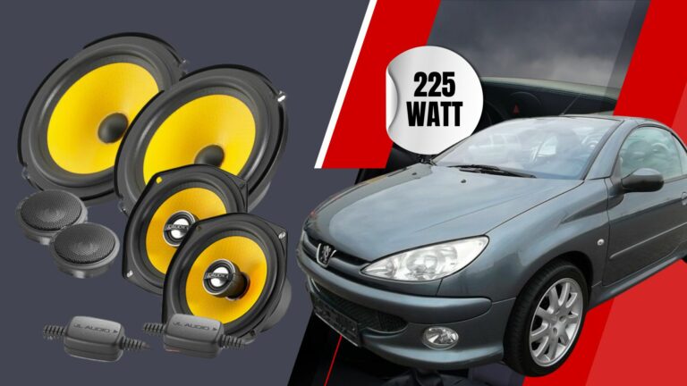Peugeot 206CC Cabrio: Sound Revolution mit 225 Watt Power!