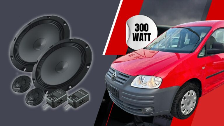 VW Caddy Lautsprecher Upgrade: Kraftvoller Bass für die vorderen Türen