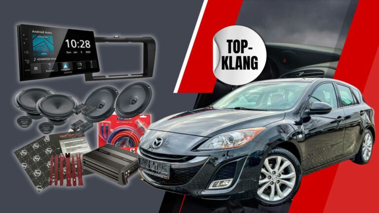 Das 600-Watt Sound-Upgrade für den Mazda 3 mit CarPlay & Android Auto!