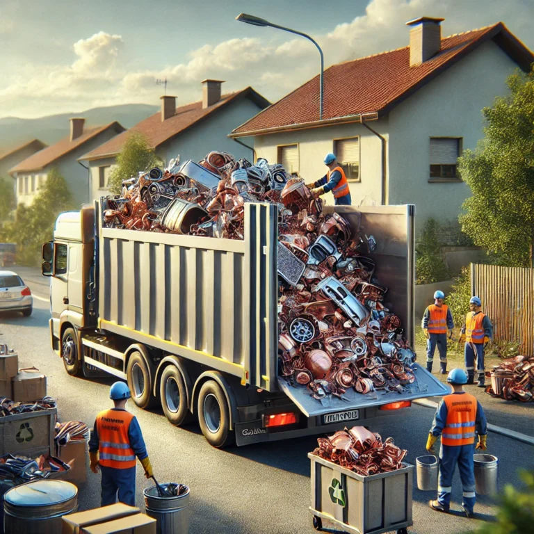 Schrottabholung Dinslaken: Altmetalltransporte mit Nachhaltigkeit und fairen Preisen für Kupfer, Messing und Kabelschrott