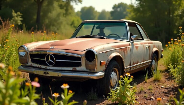Der vergessene Mercedes in der Garage: Eine Geschichte über Wertverlust und Chancen